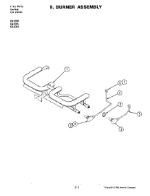 02 - Burner Assembly parts for Jenn-Air Cooktop CG100L from AppliancePartsPros.com