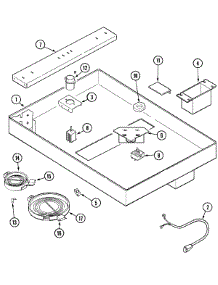 02 - Body parts for Jenn-Air Cooktop JED8430ADB from AppliancePartsPros.com