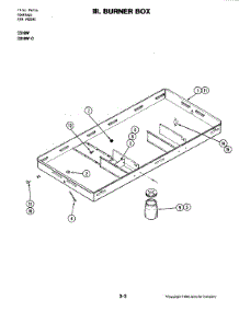 02 - Burner Box (C316w) parts for Jenn-Air Cooktop C316W from AppliancePartsPros.com