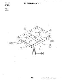 02 - Burner Box (C236w,W-C,Ngw) parts for Jenn-Air Cooktop C236W from AppliancePartsPros.com