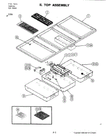 04 - Top Assembly parts for Jenn-Air Cooktop C316 from AppliancePartsPros.com