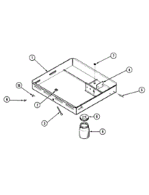 02 - Body parts for Jenn-Air Cooktop 22001 from AppliancePartsPros.com