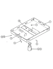 Burner Box parts for Jenn-Air Cooktop W238 from AppliancePartsPros.com