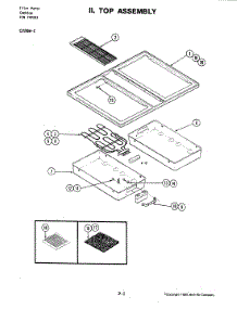 04 - Top Assembly parts for Jenn-Air Cooktop C226W-C from AppliancePartsPros.com