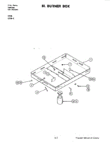 02 - Burner Box parts for Jenn-Air Cooktop C236-C from AppliancePartsPros.com