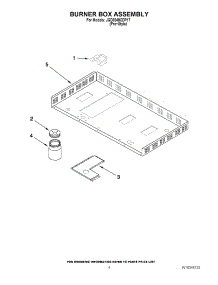 03 - Burner Box Assembly parts for Maytag Cooktop JGD8348CDP17 from AppliancePartsPros.com