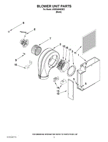 02 - Blower Unit Parts parts for Maytag Cooktop JGD8345ADB22 from AppliancePartsPros.com