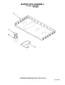 03 - Burner Box Assembly parts for Maytag Cooktop JGD8348CDP16 from AppliancePartsPros.com