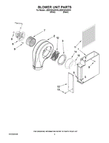 02 - Blower Unit Parts parts for Maytag Cooktop JED8130ADW16 from AppliancePartsPros.com