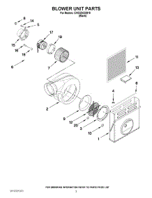 02 - Blower Unit Parts parts for Maytag Cooktop CVGX2423B18 from AppliancePartsPros.com