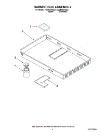 03 - Burner Box Assembly parts for Maytag Cooktop JGD8130ADB21 from AppliancePartsPros.com
