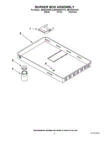 03 - Burner Box Assembly parts for Maytag Cooktop JED8230ADW15 from AppliancePartsPros.com