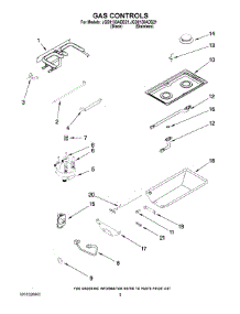 04 - Gas Controls parts for Maytag Cooktop JGD8130ADS21 from AppliancePartsPros.com