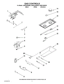 04 - Gas Controls parts for Maytag Cooktop JGD8130ADW20 from AppliancePartsPros.com