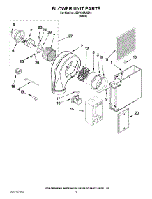 02 - Blower Unit Parts parts for Maytag Cooktop JED7430AAB14 from AppliancePartsPros.com