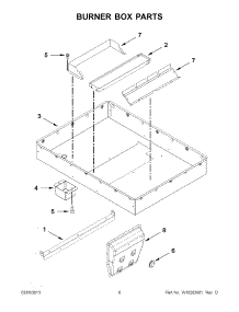 03 - Burner Box Parts parts for Maytag Cooktop JED3430WF00 from AppliancePartsPros.com