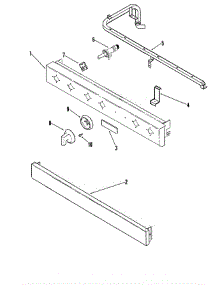 Control Panel / Manifold Pipe parts for Jenn-Air Cooktop JGC from AppliancePartsPros.com