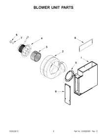 02 - Blower Unit Parts parts for Maytag Cooktop JED3430WS00 from AppliancePartsPros.com