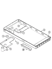 02 - Body parts for Jenn-Air Cooktop JGD8345ADB from AppliancePartsPros.com