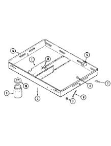 02 - Burner Box Assy. parts for Jenn-Air Cooktop CVE4270W from AppliancePartsPros.com