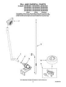 06 - Fill And Overfill Parts parts for Maytag Dishwasher JDB1095AWS42 from AppliancePartsPros.com