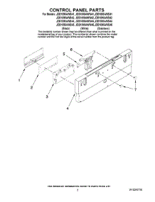 02 - Control Panel Parts parts for Maytag Dishwasher JDB1095AWB42 from AppliancePartsPros.com