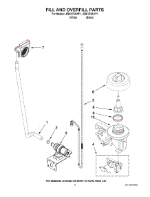 06 - Fill And Overfill Parts parts for Maytag Dishwasher JDB1275AWF1 from AppliancePartsPros.com