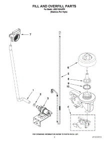 06 - Fill And Overfill Parts parts for Maytag Dishwasher JDB2150AWP0 from AppliancePartsPros.com
