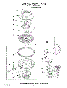 08 - Pump And Motor Parts parts for Maytag Dishwasher JDB2150AWP0 from AppliancePartsPros.com