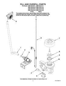 06 - Fill And Overfill Parts parts for Maytag Dishwasher JDB1275AWY45 from AppliancePartsPros.com