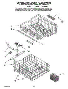 09 - Upper And Lower Rack Parts parts for Maytag Dishwasher JDB1080AWB1 from AppliancePartsPros.com