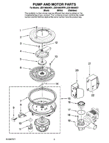 08 - Pump And Motor Parts parts for Maytag Dishwasher JDB1080AWS1 from AppliancePartsPros.com