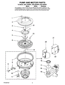 08 - Pump And Motor Parts parts for Maytag Dishwasher JDB1105AWB1 from AppliancePartsPros.com