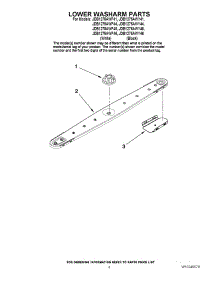 04 - Lower Washarm Parts parts for Maytag Dishwasher JDB1275AWF44 from AppliancePartsPros.com