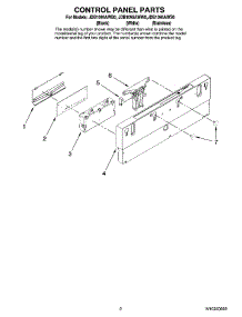 02 - Control Panel Parts parts for Maytag Dishwasher JDB1095AWS0 from AppliancePartsPros.com