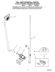 06 - Fill And Overfill Parts parts for Maytag Dishwasher JDB1080AWW0 from AppliancePartsPros.com