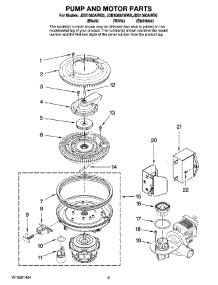08 - Pump And Motor Parts parts for Maytag Dishwasher JDB1080AWW0 from AppliancePartsPros.com