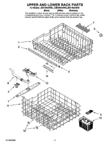 09 - Upper And Lower Rack Parts parts for Maytag Dishwasher JDB1095AWB0 from AppliancePartsPros.com