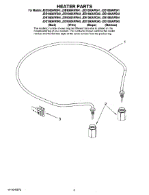 05 - Heater Parts parts for Maytag Dishwasher JDB1080AWB41 from AppliancePartsPros.com