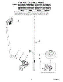 06 - Fill And Overfill Parts parts for Maytag Dishwasher JDB1080AWS44 from AppliancePartsPros.com