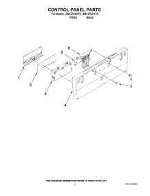 02 - Control Panel Parts parts for Maytag Dishwasher JDB1275AWF0 from AppliancePartsPros.com