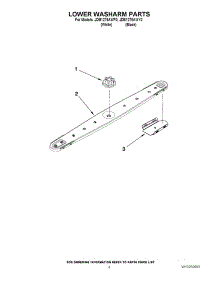 04 - Lower Washarm Parts parts for Maytag Dishwasher JDB1275AWF0 from AppliancePartsPros.com