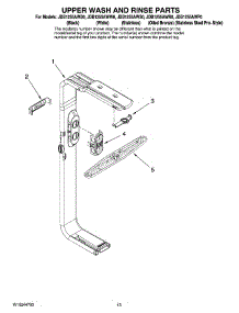 10 - Upper Wash And Rinse Parts, Optional Parts (Not Included) parts for Maytag Dishwasher JDB1255AWS0 from AppliancePartsPros.com