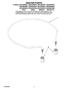 05 - Heater Parts parts for Maytag Dishwasher JDB1255AWR45 from AppliancePartsPros.com