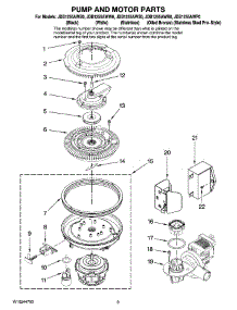 08 - Pump And Motor Parts parts for Maytag Dishwasher JDB1255AWW0 from AppliancePartsPros.com