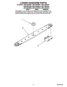 04 - Lower Washarm Parts parts for Maytag Dishwasher JDB1105AWS44 from AppliancePartsPros.com