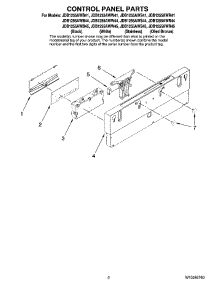 02 - Control Panel Parts parts for Maytag Dishwasher JDB1255AWR41 from AppliancePartsPros.com