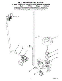06 - Fill And Overfill Parts parts for Maytag Dishwasher JDB1080AWB36 from AppliancePartsPros.com