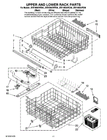 09 - Upper And Lower Rack Parts parts for Maytag Dishwasher JDB1080AWB36 from AppliancePartsPros.com