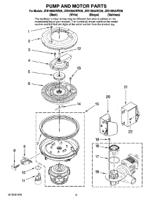 08 - Pump And Motor Parts parts for Maytag Dishwasher JDB1080AWQ36 from AppliancePartsPros.com